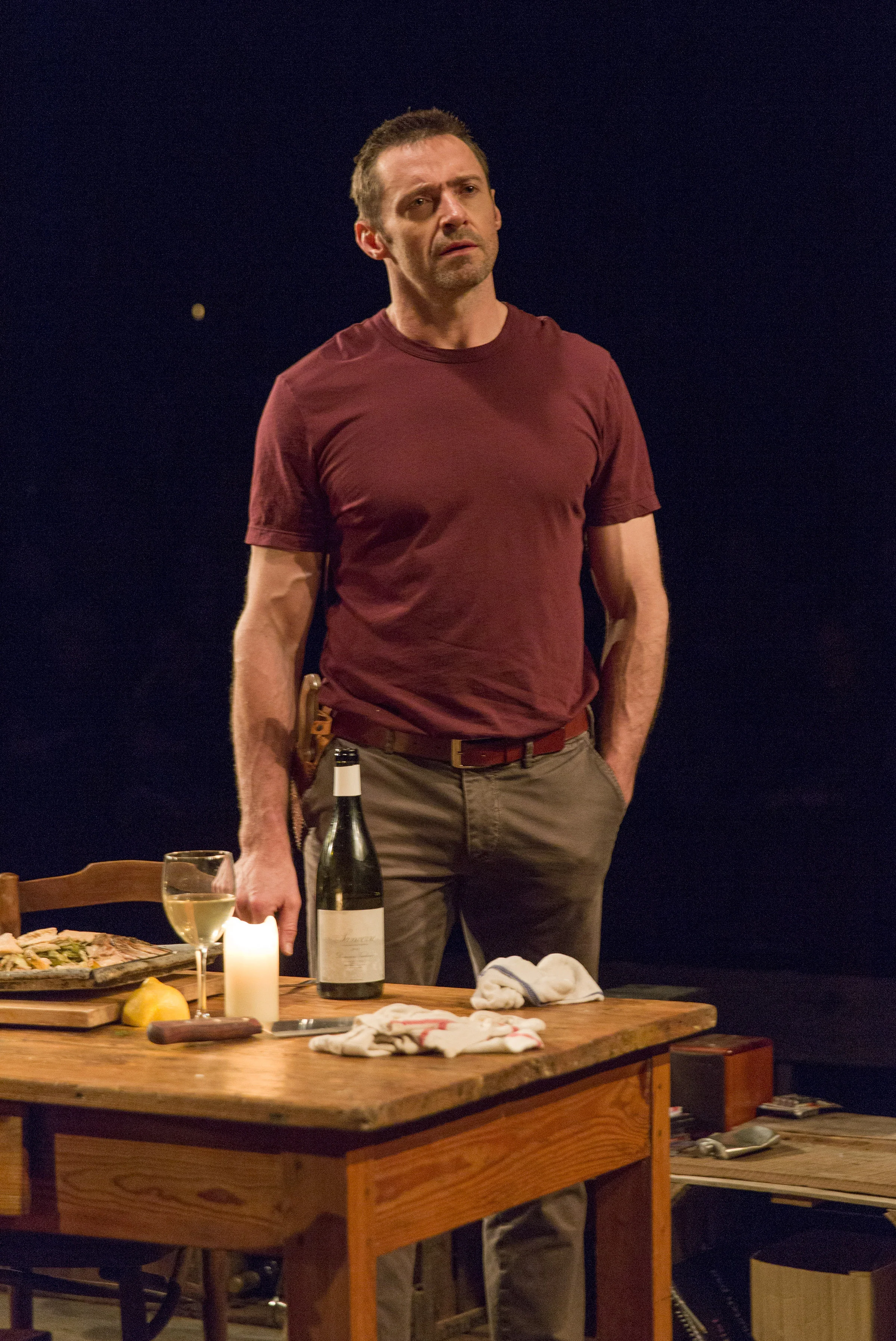 Hugh Jackman in The River at Circle in the Square
