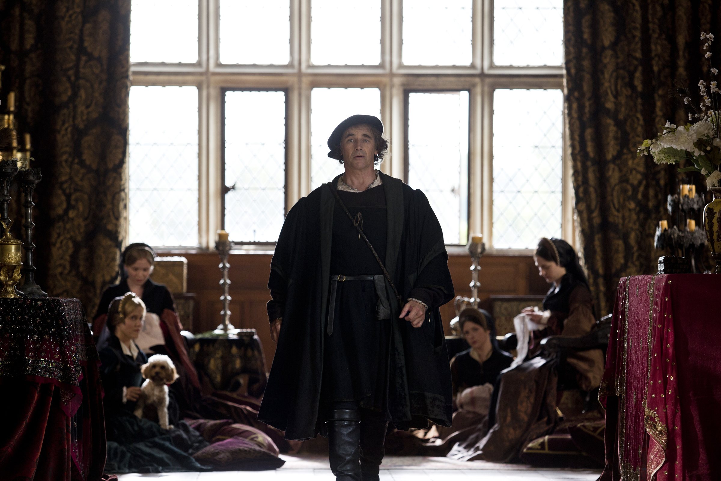 Mark Rylance as Thomas Cromwell at Austin Friars in Wolf Hall