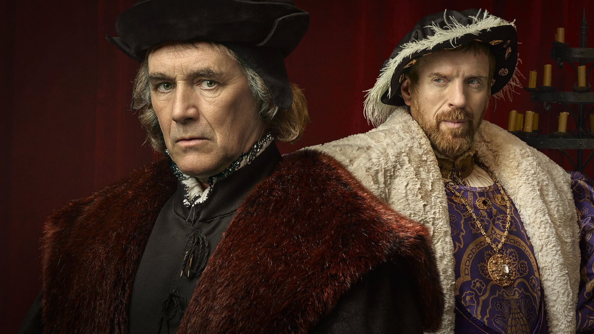 Mark Rylance as Thomas Cromwell and Damian Lewis as Henry VIII — Wolf Hall: The Mirror and the Light